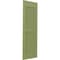 Ekena Millwork 18W x 77H Americraft Two Equal Louver Exterior Real Wood Shutters, Moss Green, PR RW101LV18X77MGH - alternate 2